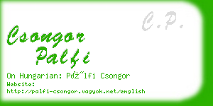 csongor palfi business card